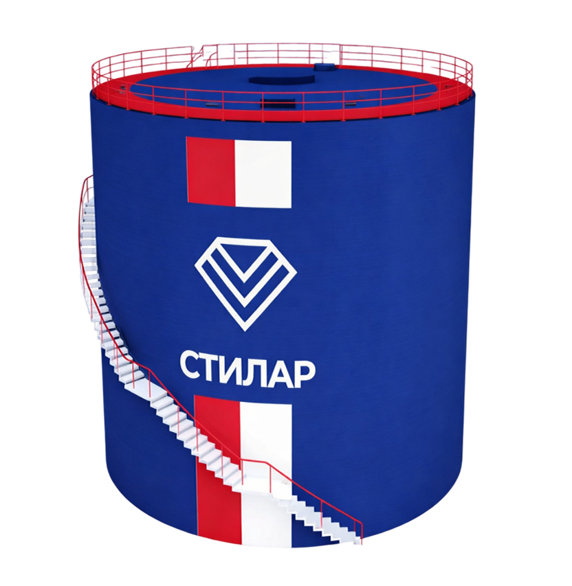 Цельносварной резервуар РВС для воды 50 м³ от завода-производителя